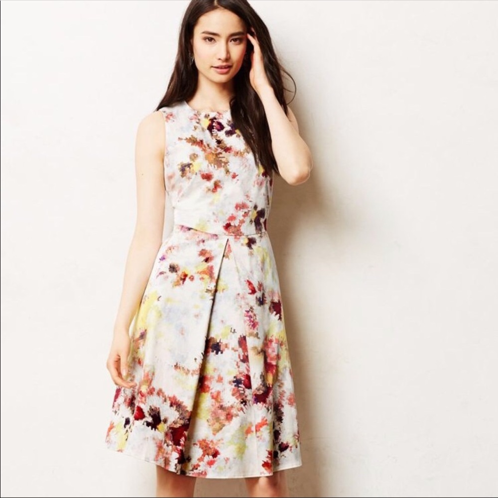 ✨ Moving sale 🚗- Anthropologie Hunter Bell Kukka Tea Dress, Size 0